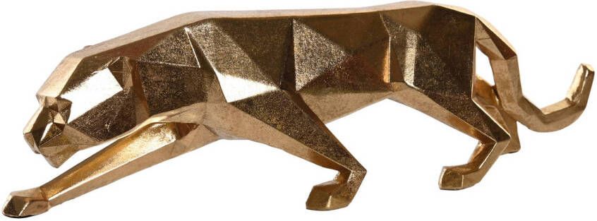 CASA DI ELTURO Deco Object Panther Origami Goud B36 cm x H10 cm