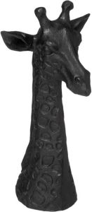 CASA DI ELTURO Decoratief beeld Giraf Zwart H33