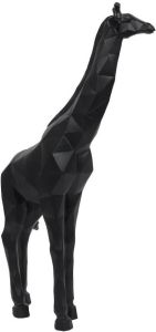 CASA DI ELTURO Decoratief beeld Giraffe Origami Zwart XL H40 cm