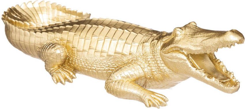 CASA DI ELTURO Decoratief object Krokodil – Polyresin – XL – L39cm