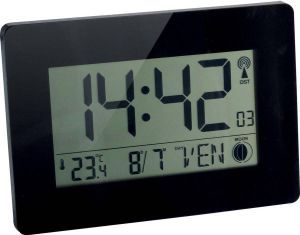 CEP Orium by digitale radiogestuurde klok met LCD scherm multifunctioneel ft 22 9 x 2 7 x 16 2 cm 10 stuks