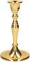 Cepewa Luxe kaarsenhouder kandelaar klassiek goud metaal 10 x 10 x 17 cm Kandelaars voor dinerkaarsen kaars kandelaars - Thumbnail 1