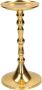 Cepewa Luxe kaarsenhouder kandelaar klassiek goud metaal 10 x 10 x 22 cm Kandelaars voor stompkaarsen kaars kandelaars - Thumbnail 1