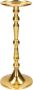 Cepewa Luxe kaarsenhouder kandelaar klassiek goud metaal 11 x 11 x 28 cm Kandelaars voor stompkaarsen kaars kandelaars - Thumbnail 1