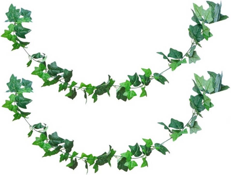 Chaks Klimop kunstplant slinger 2x 220 cm groen Kunstplanten