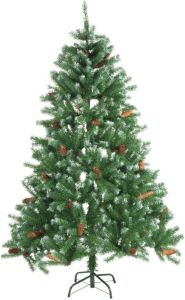 Christmas Gifts Kerstboom Met Sneeuw En Dennenappels 708 Toppen 180 Cm
