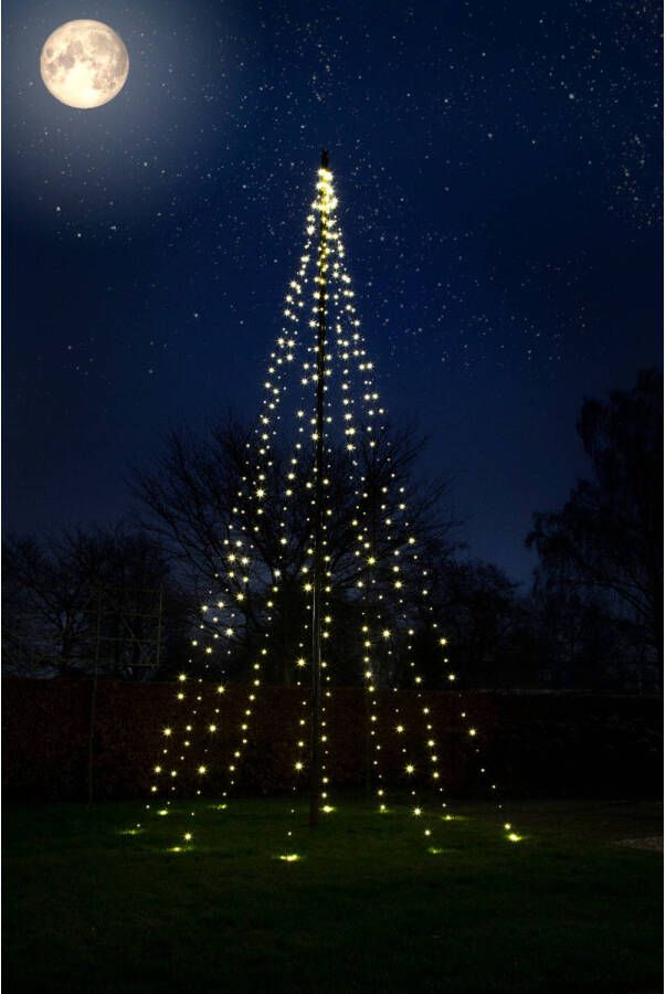 Christmas United vlaggenmast kerstboom 600cm 360 LED
