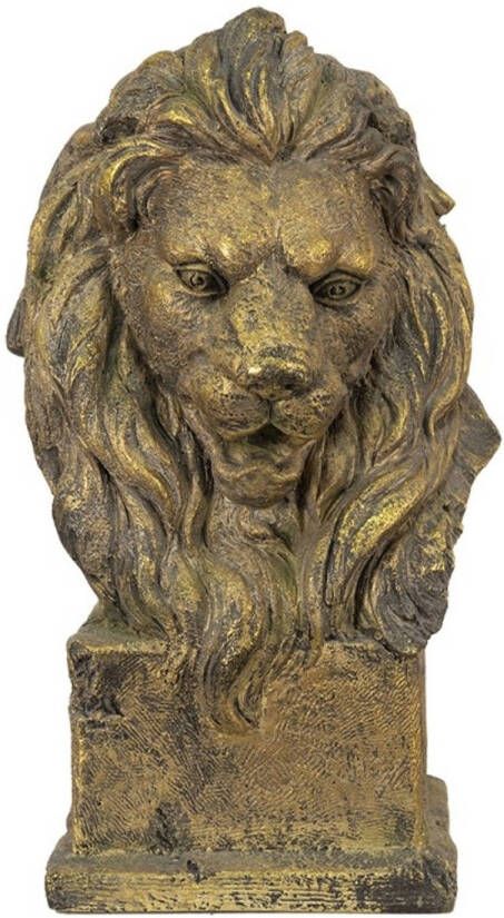 Clayre & Eef Goude Decoratie leeuw 32*26*60 cm 5PR0085GO