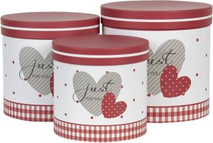 Clayre & Eef Hoedendoos (set v 3) 64741 Ø 19*19 Ø 17*17 Ø 15*15 cm