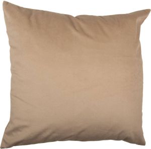 Clayre & Eef Kussenhoes 45x45 cm Bruin Polyester Sierkussenhoes Bruin Sierkussenhoes