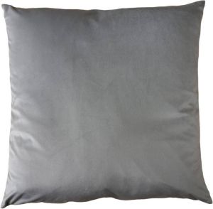 Clayre & Eef Kussenhoes 45x45 cm Grijs Polyester Sierkussenhoes Grijs Sierkussenhoes
