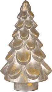 Clayre & Eef Multi Decoratie Kerstboom Ø 18*30 Cm 6gl3032