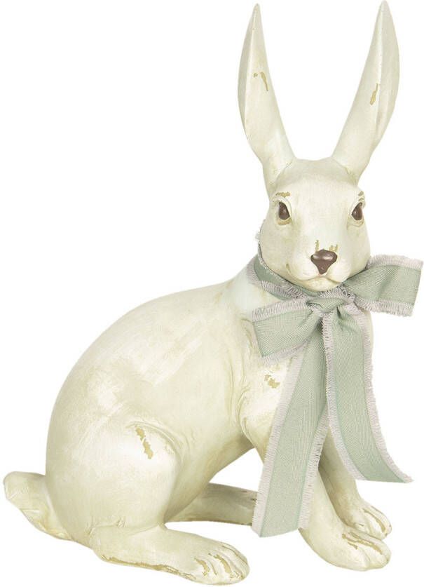 Clayre & Eef Multi Decoratie zittend konijn 20*11*28 cm 6PR2607
