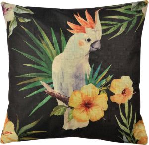 Clayre & Eef Multi Kussenhoes vogel 43*43 cm KT021.259