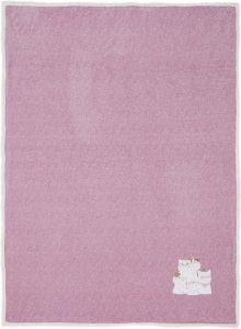 Clayre & Eef Plaid 130*160 Cm Roze Polyester Deken Kleed Deken