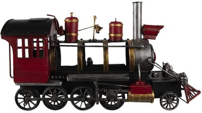 Clayre & Eef Rode Model locomotief 42*13*23 cm 6Y4615