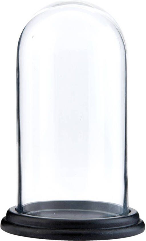 Clayre & Eef Stolp 21 cm Glas Glazen stolp Transparant Glazen stolp
