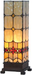 Clayre & Eef Tafellamp Tiffany 12*12*35 cm E14 max 1*40W 5LL-9228