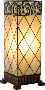 Clayre & Eef Tafellamp Tiffany 18*18*45 cm E27 max 1*40W 5LL-1139