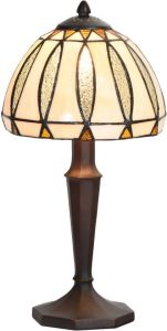 Clayre & Eef Tafellamp Tiffany Ø 19*40 Cm E14 max 1*40w 5ll-5973