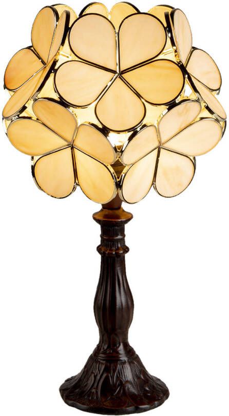 Clayre & Eef Tafellamp Tiffany 21*21*38 cm E14 max 1*25W 5LL-6095