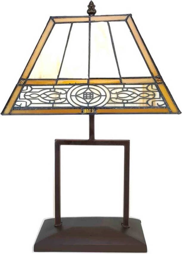 Clayre & Eef Tafellamp Tiffany 28*20*44 cm E27 max 1*60W 5LL-6128