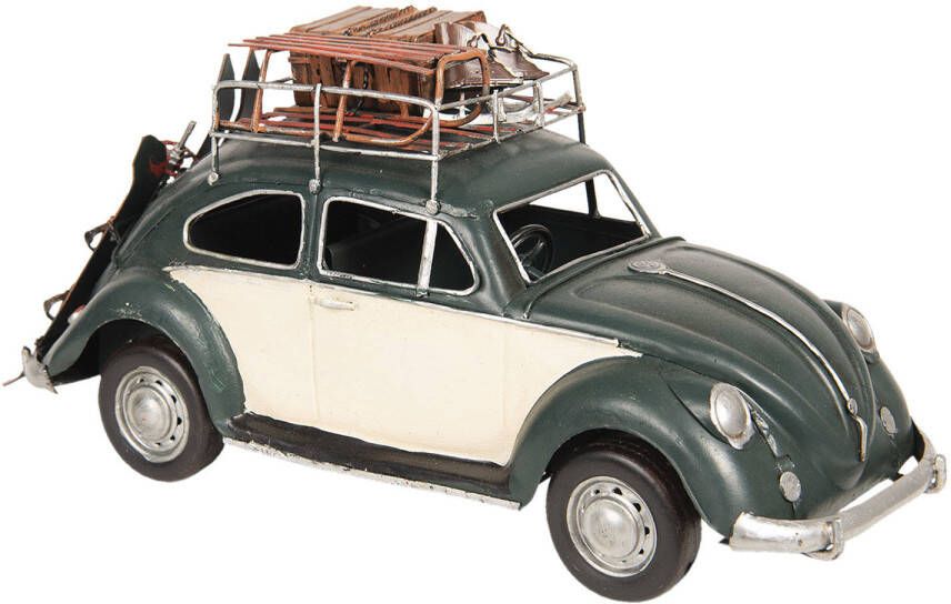 Clayre & Eef VW kever model auto licentie 36*12*16 cm 6Y3437