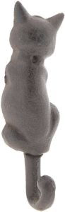Clayre & Eef Wandhaak 5x3x17 cm Bruin Metaal Kapstok Bruin Kapstok