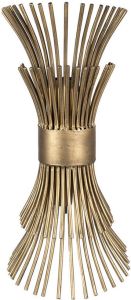 Clayre & Eef Wandlamp 22x22x46 cm Goudkleurig Ijzer Muurlamp Goudkleurig Muurlamp
