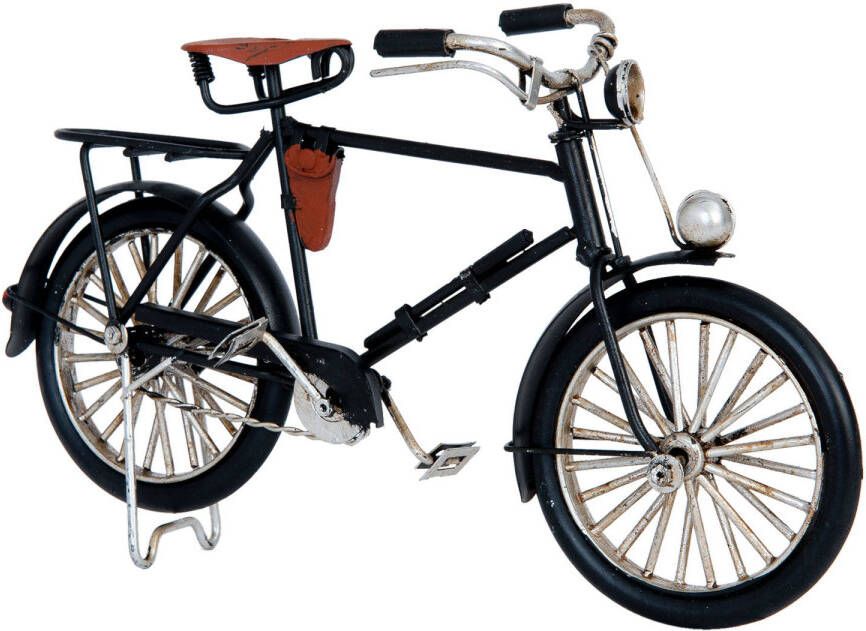 Clayre & Eef Zwarte Model fiets 23*7*13 cm 6Y2254