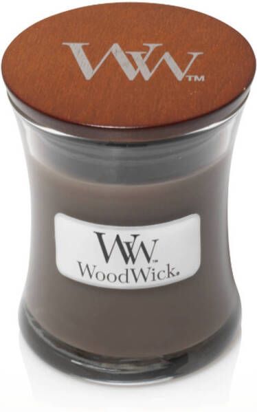 Woodwick Geurkaars Mini Sand & Driftwood 8 cm ø 7 cm