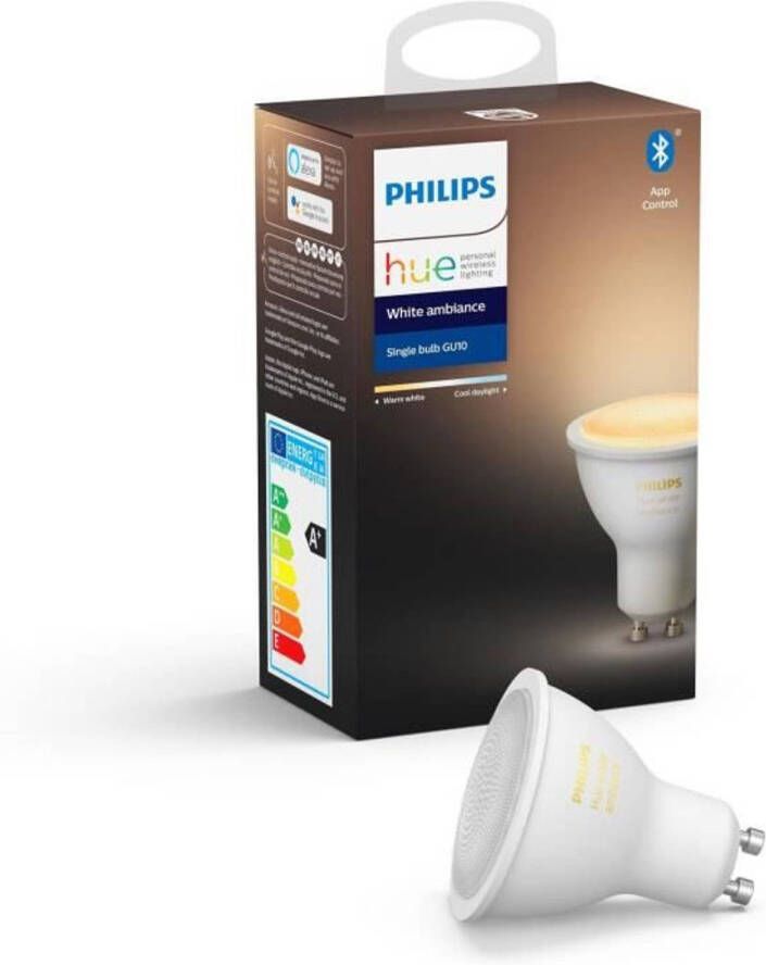 Correct Philips hue white ambiance-lamp 5 w gu10 bluetooth