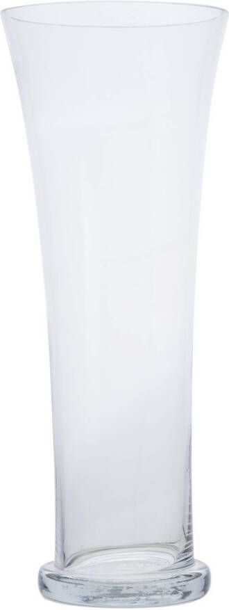 Cosy & Trendy Trompet vaas glas transparant 17 x 39 cm Transparante vazen van glas Vazen