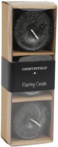 Countryfield Drijfkaars diameter 5H4 cm ro Bollie s3 zwar