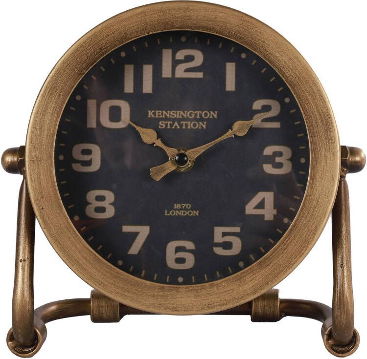 Countryfield Tafelklok Titanic metaal nikkel Dia 20 cm Maritieme retro stijl Tafelklokken