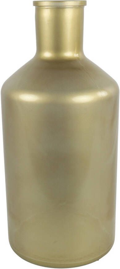 Countryfield vaas mat goud glasA - XXL fles D24 x H52 cm Vazen