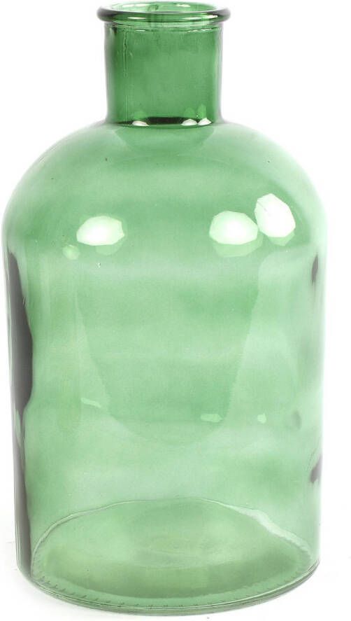 Countryfield vaas mintgroen glas apotheker fles D17 x H30 cm Vazen