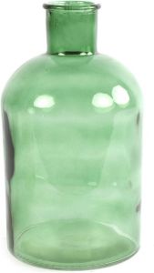 Countryfield Vaas mintgroen glas apotheker fles vorm D17 x H30 cm Vazen