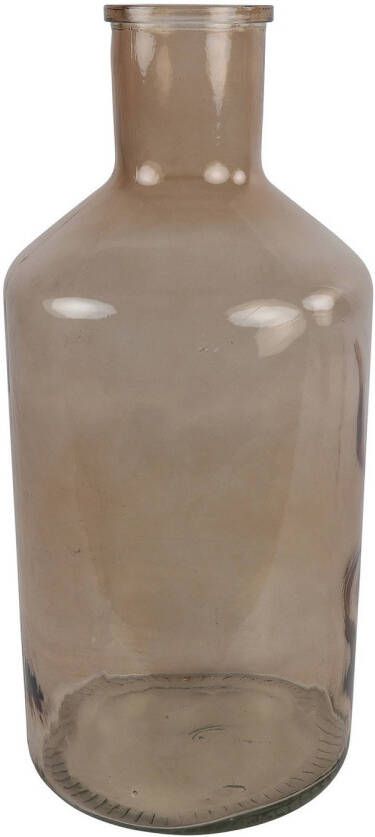 Countryfield vaas zand beige glas XXL fles D24 x H52 cm Vazen