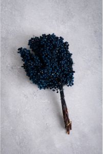 Couronne decoratiemateriaal pepperberry blauw