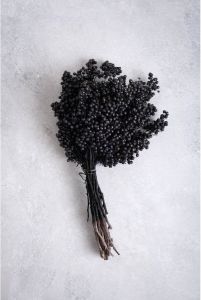 Couronne decoratiemateriaal pepperberry zwart