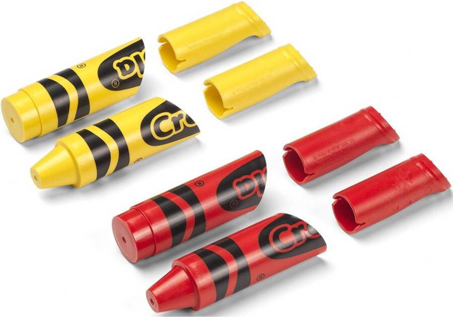 Crayola wandhaak polypropyleen geel rood 4 stuks