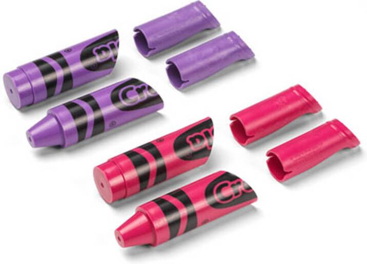 Crayola wandhaak polypropyleen paars roze 4 stuks