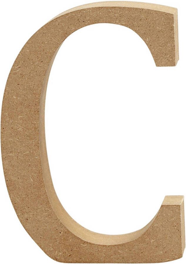 Creotime houten letter C 8 cm
