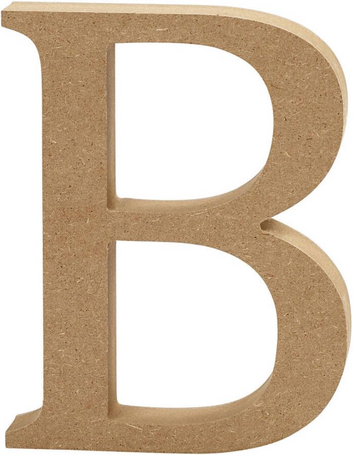 Creotime houten letter B 8 cm
