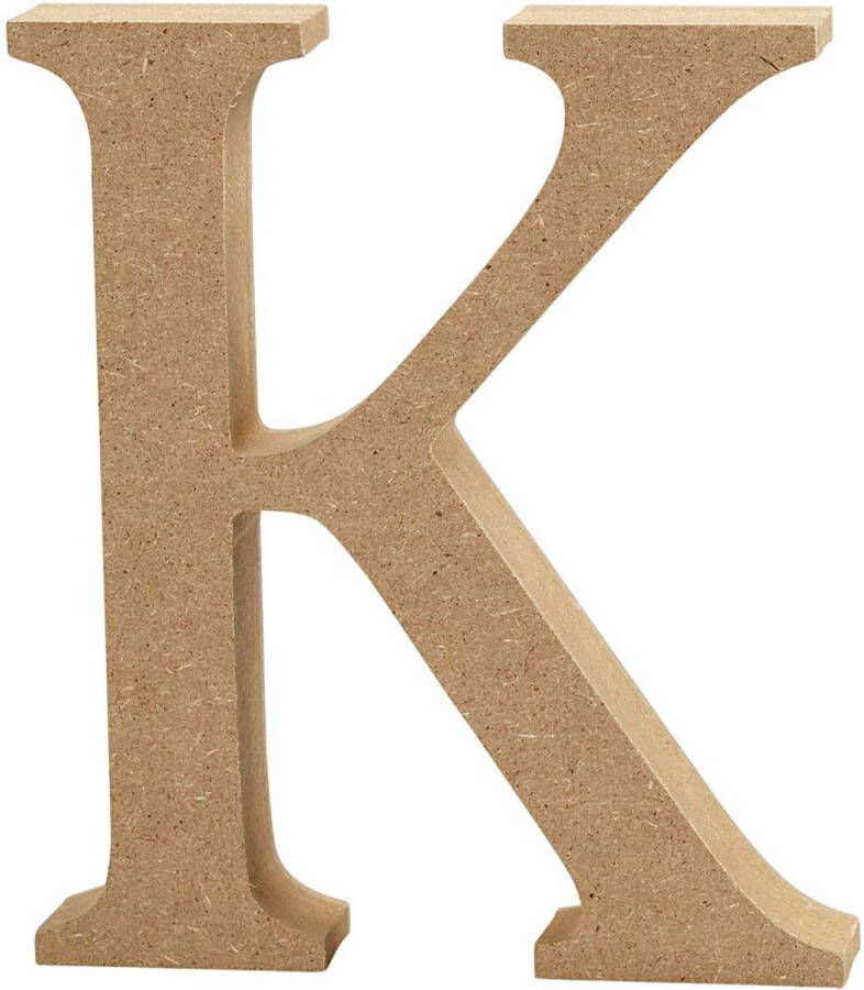 Creotime houten letter K 8 cm