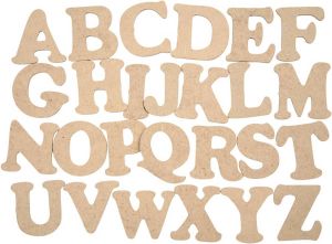 Creotime houten letters alfabet 4 cm 26 stuks