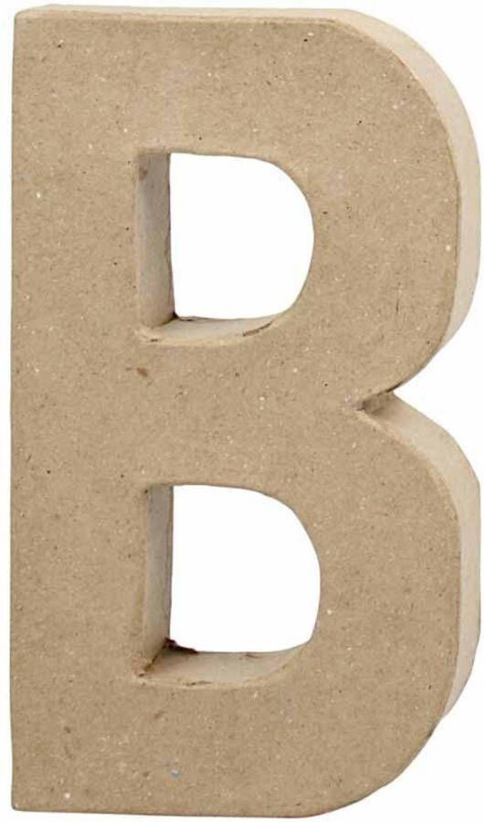 Creotime papier-mâché letter B 20 5 cm