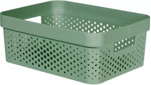 Curver Infinity Dots Opbergbox 11l Groen 100% Recycled