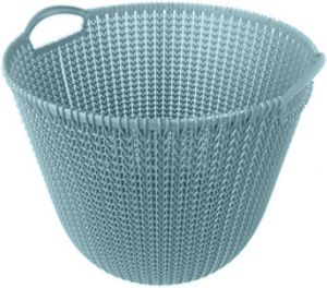Curver knit mand 30 liter misty blue